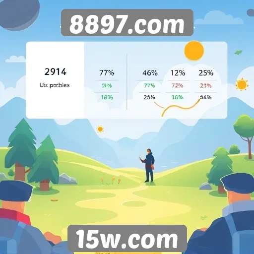 Estatísticas de usuários ativos no 8897.com